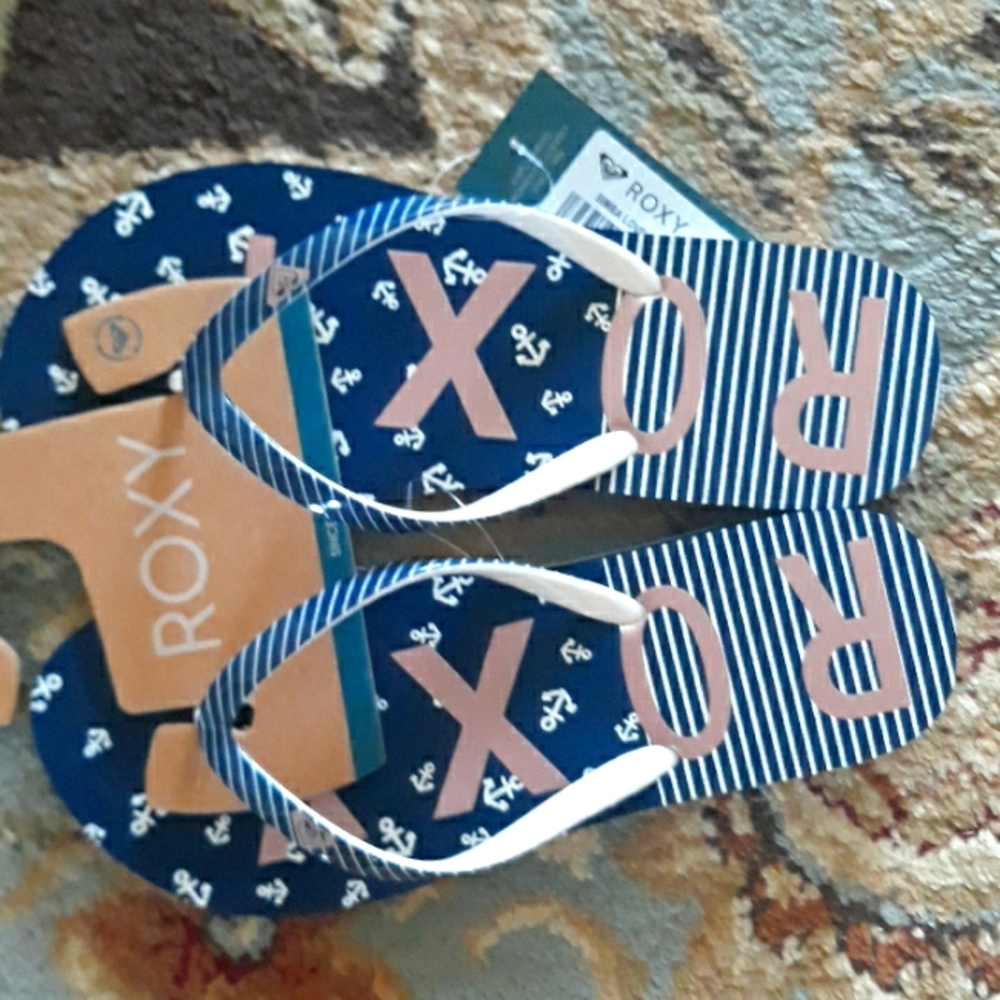 6x*Host Pick*Roxy adorable flip flop sandals - Picture 8 of 16